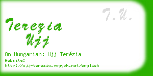 terezia ujj business card