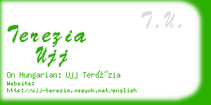 terezia ujj business card